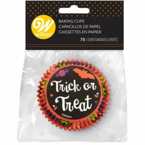 Caissette Cupcake Halloween Trick Or Treat ø5cm (x75) Wilton 6