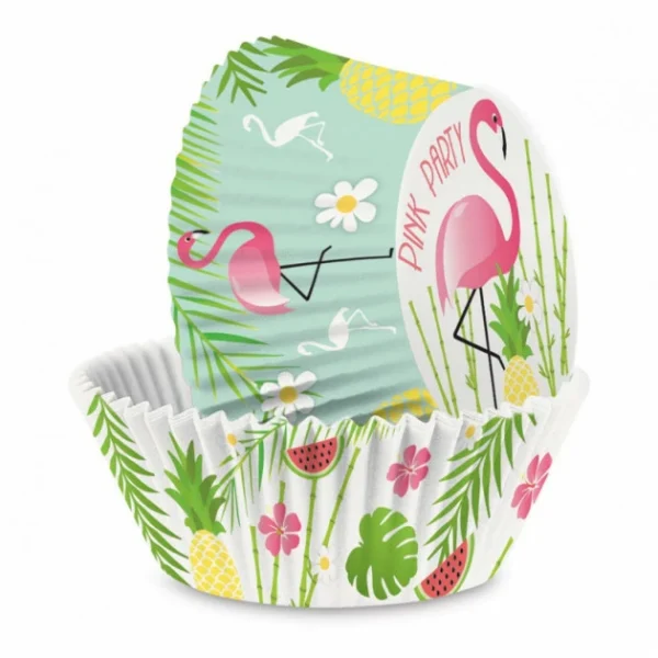 Caissette Cupcakes Flamant Rose (x36) Scrapcooking 1