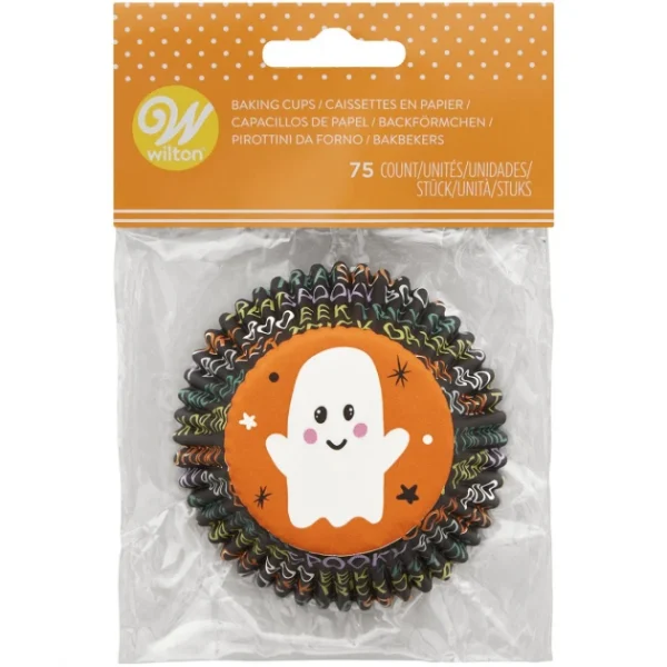 Caissettes Cupcakes Fantôme Halloween Wilton (x75) 1