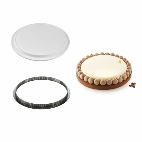 Kit Moule Silicone 1 Tarte Ø 250mm Silikomart Professional 1