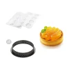 Kit Moule Silicone 8 Tartelettes Ø 80mm Saint Honoré Silikomart Professional 13