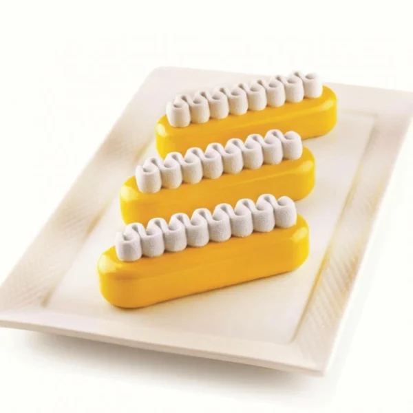 Kit Moule Silicone Pop Eclair (x2) Silikomart 3D Design 1