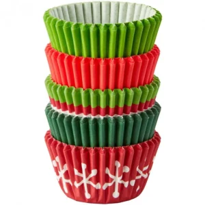 Mini Caissettes En Papier Rouge Et Vert Ø3cm (x150) Wilton 7