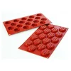 MALLARD FERRIERE Moule 18 Mini Gaufres Rondes En Silicone 7