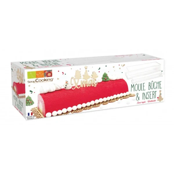 Moule à Bûche Avec Insert Plastique – Scrapcooking 1