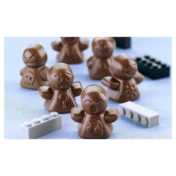 Moule à Chocolat 12 Bonshommes Easy Choc – Silicone Spécial Chocolat 3