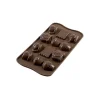 Moule à Chocolat 12 Sujets Tea Time Easy Choc – Silicone Spécial Chocolat 10