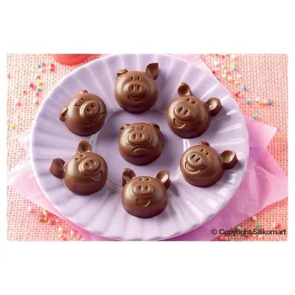 Moule à Chocolat 15 Cochons Easy Choc – Silicone Spécial Chocolat 3