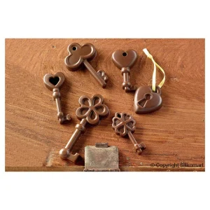 Moule à Chocolat Clés Et Cadenas Easy Choc – Silicone Spécial Chocolat 7