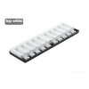 Moule à Glace Silicone 10 Barres Rectangles Avec Bâtonnets SilikoMart 16