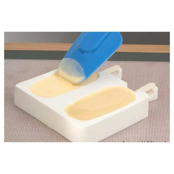 Moule à Glace Silicone 2 X 2 Esquimaux 90 Ml Avec Bâtonnets SilikoMart 6