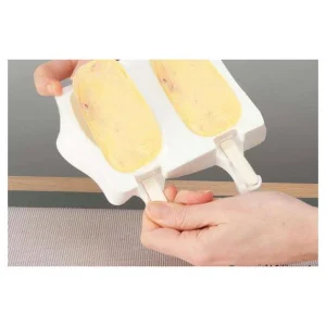 Moule à Glace Silicone 2 X 2 Esquimaux 90 Ml Avec Bâtonnets SilikoMart 19