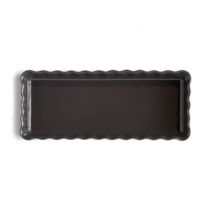 Moule à Tarte Rectangulaire En Céramique 15 X 36 Cm Fusain Emile Henry 6