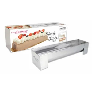 Moule Inox Bûche + Insert Offert Scrapcooking 12