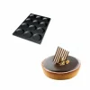 Moule Silicone 12 Fonds De Tarte Biscuit Ø12 X 2,2 Cm 120ml SilikoMart Professional 10