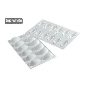 Moule Silicone 12 Quenelles 6,3 X 2,9 Cm 24ml SilikoMart Professional 13