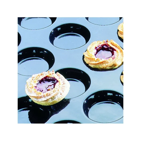 Moule Silicone 15 Florentins (quiches) 9 Cm X H 0,8 Cm Flexipan 1