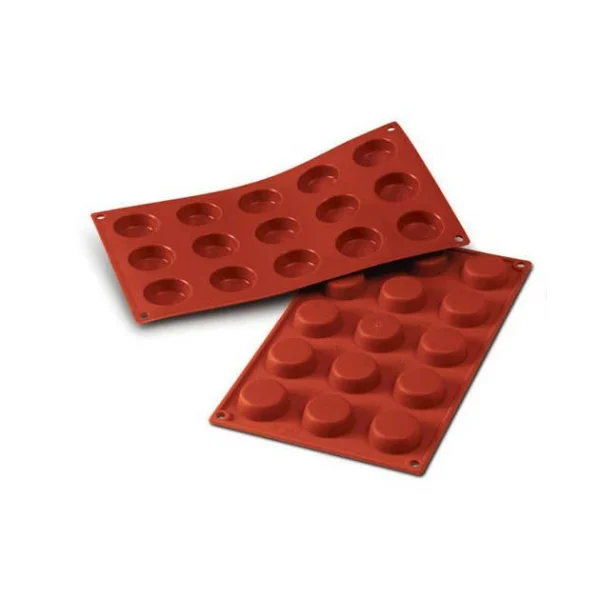 Moule Silicone Millassons 4 Cm X H 1,3 Cm (x15) Silikomart 1