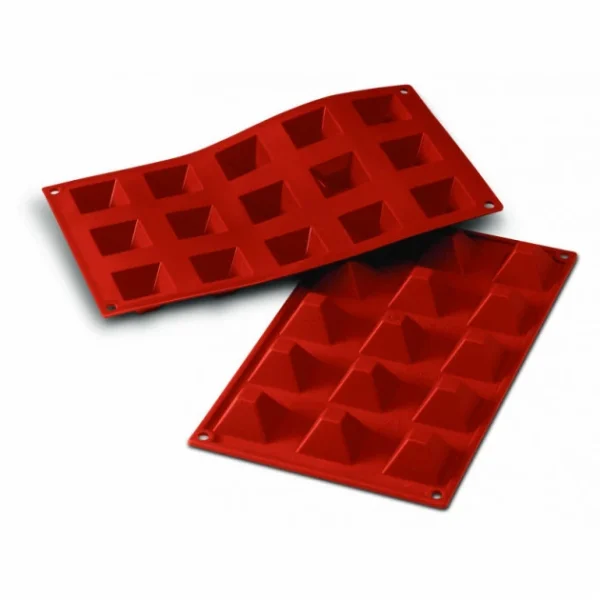 Moule Silicone 15 Pyramides 3,6 Cm X H 2,2 Cm Silikomart 1