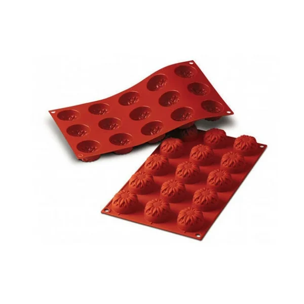 Moule Silicone Tournesols 4,4 Cm X H 2,7 Cm (x15) Silikomart 1