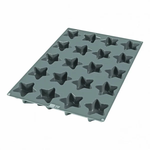 Moule Silicone 20 Etoiles Ø9,5 X 7 Cm 135ml SilikoMart Professional 4