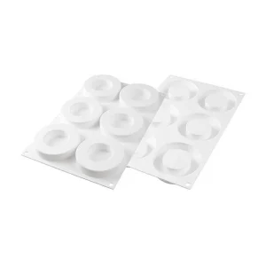 Moule Silicone 6 Anneaux Ring 79 Ml Silikomart Professional 13