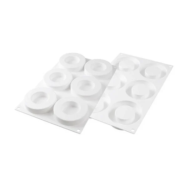 Moule Silicone 6 Anneaux Ring 79 Ml Silikomart Professional 4