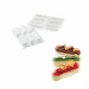 Moule Silicone 6 Eclairs 129 X 40 X H35 Mm 140ml SilikoMart Professional 11