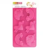 Moule Silicone 6 Gâteaux Licorne Ø17,5 X30 Cm Scrapcooking 5