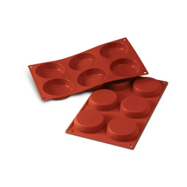 Moule Silicone Millassons 8 Cm X H 1,8 Cm (x6) Silikomart 1