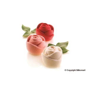 Moule Silicone 6 Roses 7 X 5,5 Cm 143ml SilikoMart Professional 7