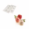 Moule Silicone 6 Roses 7 X 5,5 Cm 143ml SilikoMart Professional 14