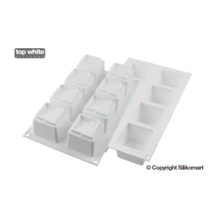 Moule Silicone 8 Cubes Kuadro 6 X 6 Cm 150ml SilikoMart Professional 9