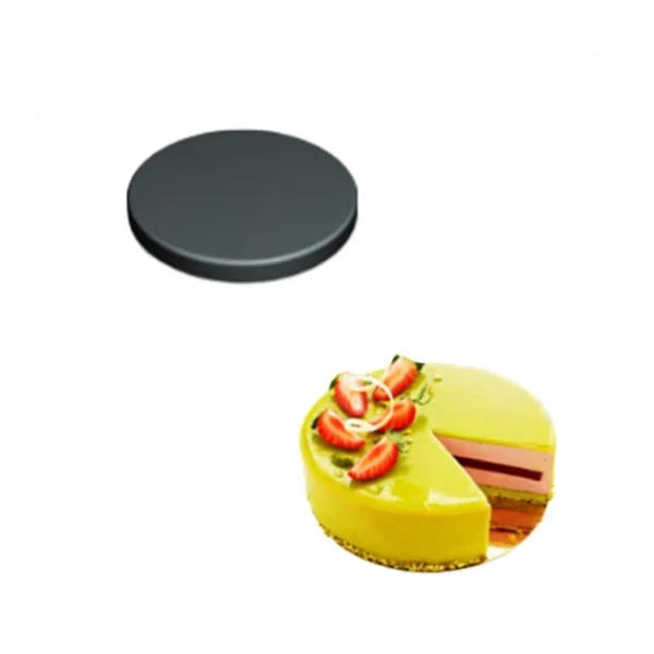 Moule Silicone 8 Fonds De Tarte Biscuit Ø14 X 2,5 Cm 382ml SilikoMart Professional 1