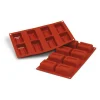 Moule Silicone Savarin Rectangle 7,5 X 4,8 Cm X H 2,8 Cm (x8) Silikomart 5