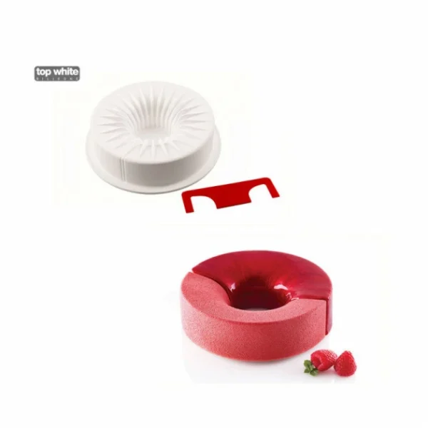 Moule Silicone à Savarin Incontro Ø160 Mm Silikomart 1