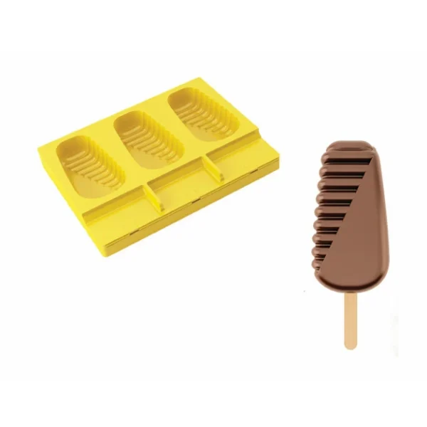 PAVONI Moule Silicone Acapulco 5 Cm X H 9,5 Cm (x3) Pavogel 1