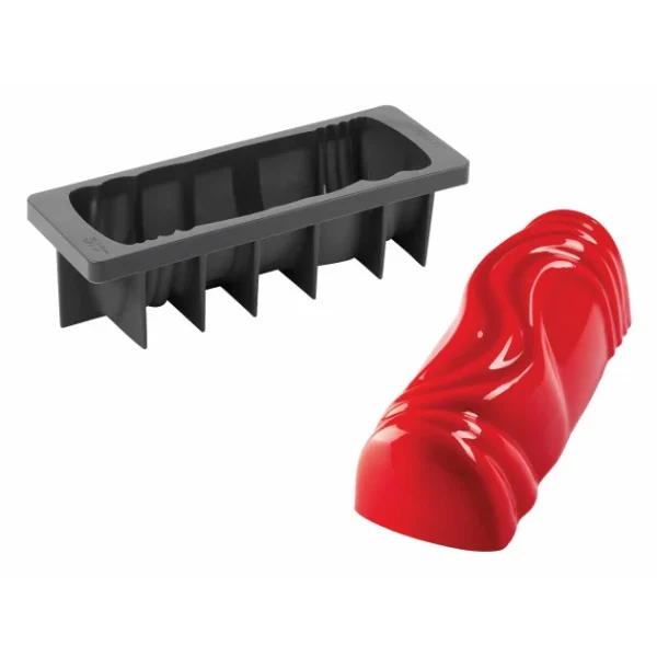 Moule Silicone Bûche Lady 25 X 9 Cm X H 7,5 Cm Pavoni 1