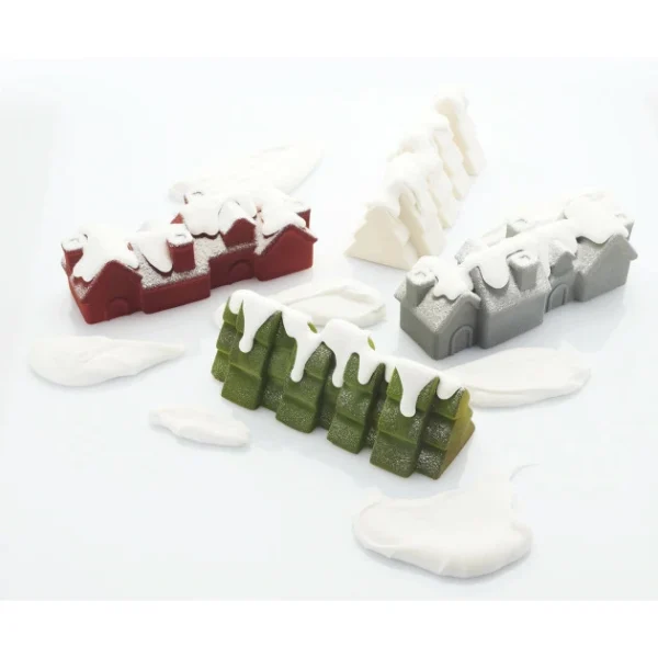 Moule Silicone Bûche Sapin 25 X 9,7 Cm X H 9,5 Cm Pavoni 4