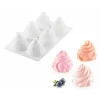 Moule Silicone Chantilly Ø 7,3 Cm X H 6,5 Cm (x6) Silikomart Professional 11