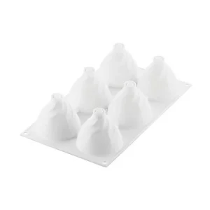 Moule Silicone Chantilly Ø 7,3 Cm X H 6,5 Cm (x6) Silikomart Professional 15