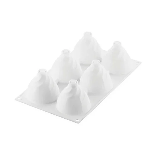 Moule Silicone Chantilly Ø 7,3 Cm X H 6,5 Cm (x6) Silikomart Professional 6