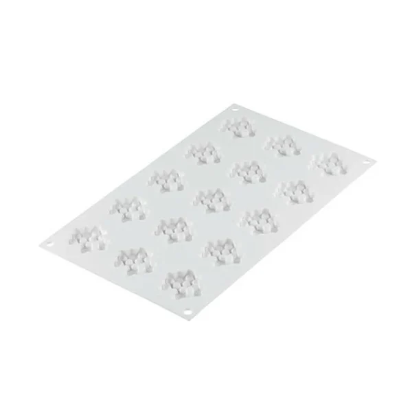 Moule Silicone Décor Miel Ø 4,5 Cm X H 0,8 Cm (x15) Silikomart Professional 6