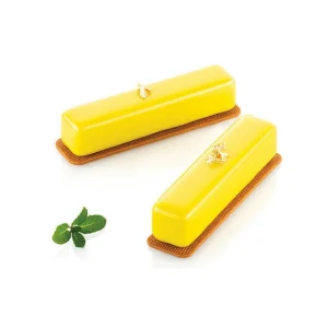 Moule Silicone Éclairs Stripe 13 X 2,8 Cm X H 2,8 Cm (x8) Silikomart Professional 15