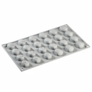 Moule Silicone Gourmand Châtaigne 3,1 X 2,7 X H 1,6 Cm (x24) Pavoni 12