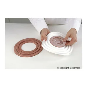 Moule Silicone Insert 12 Cercles Ø 26 Cm Silikomart Professional 15