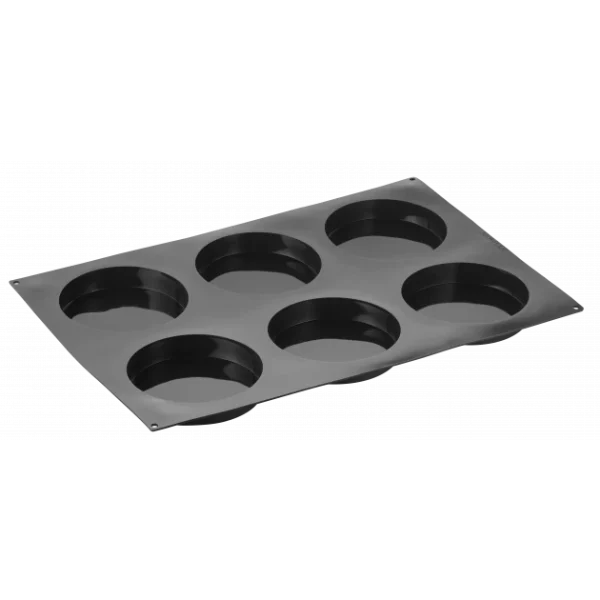 Moule Silicone Insert Rond Disco Ø 16 Cm X H 3 Cm (x6) Pavoflex 1