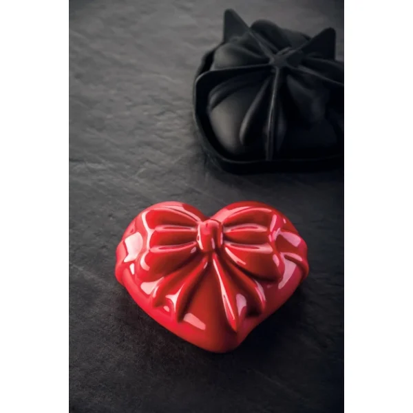 Moule Silicone Mini Cadeau Coeur 14,8 X 13,4 Cm X H 5,8 Cm Pavoni 1