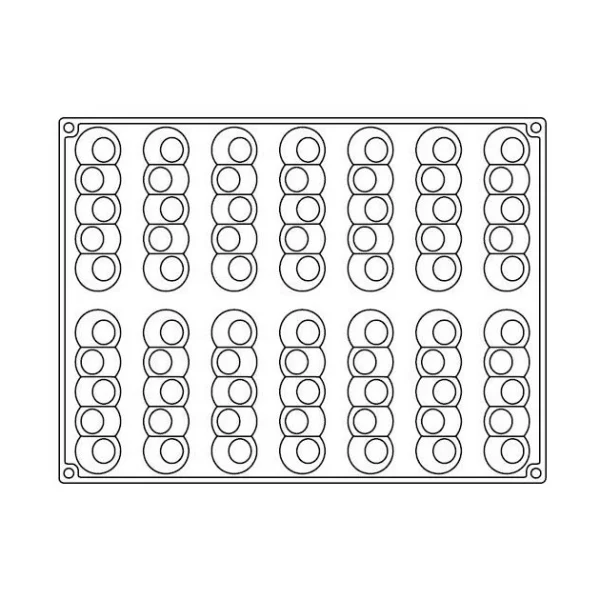 Moule Silicone Pelota 13 X 3,2 Cm X H 2,8 Cm (x14) Pavoflex 5