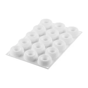 Moule Silicone Savarin Oblio Ø 5 Cm X H 2,1 Cm (x15) Silikomart Professional 8